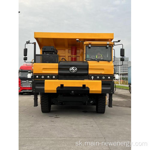 SAIC Hongyan Brand MNHY 130EV Super ťažká kapacita baňa elektrický nákladný automobil 4x4
